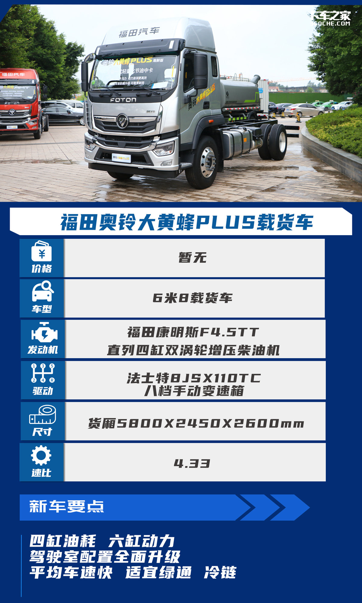 福田最新貨車(chē)，路上的友情與家的溫馨之旅